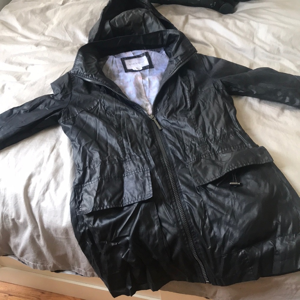 BCBGeneration Hooded Thin Rain Jacket